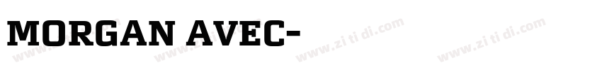 morgan avec字体转换 morgan avec字体转换